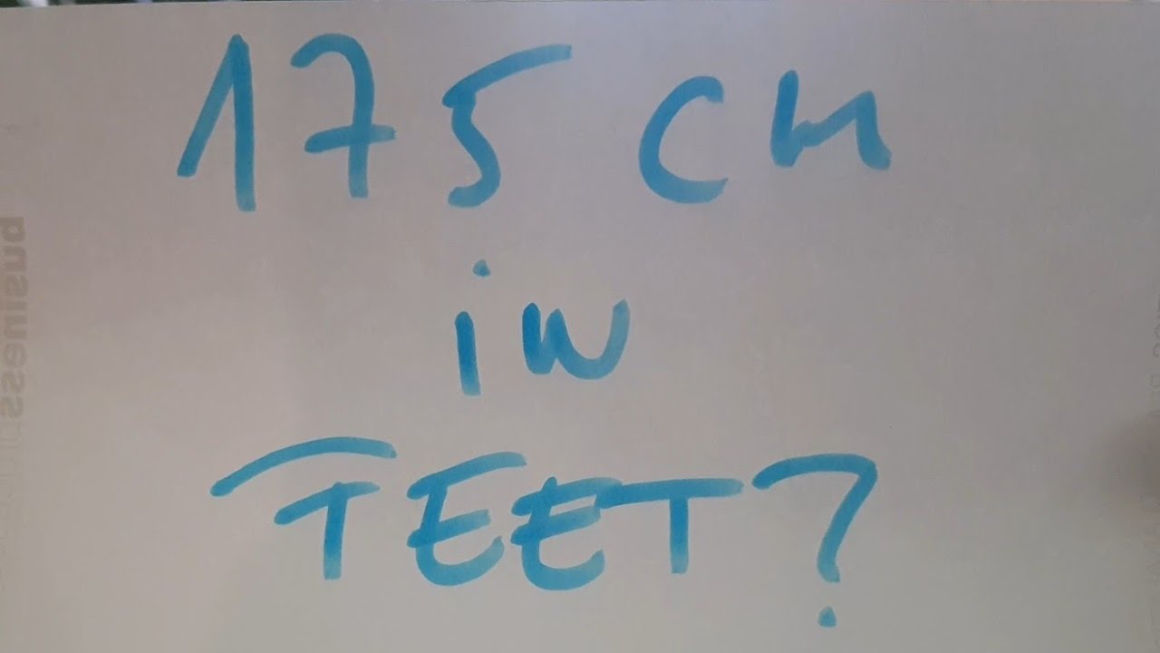 175 cm in feet? - YouTube - How Tall Is 170 Cm In Feet? Easy Conversion Explained