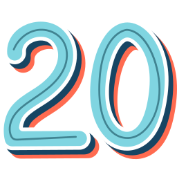 20 Stickers - Free education Stickers - 20 Vol Vs 30 Vol Developer
