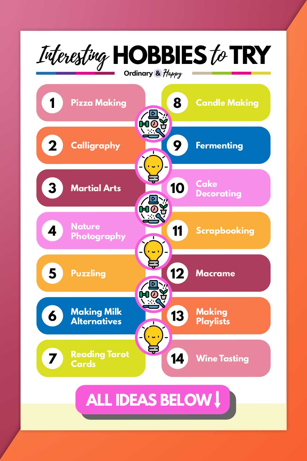 30+ Interesting Hobbies You Need to Try - Ordinary and Happy - Hobbies For Men In Their 40s