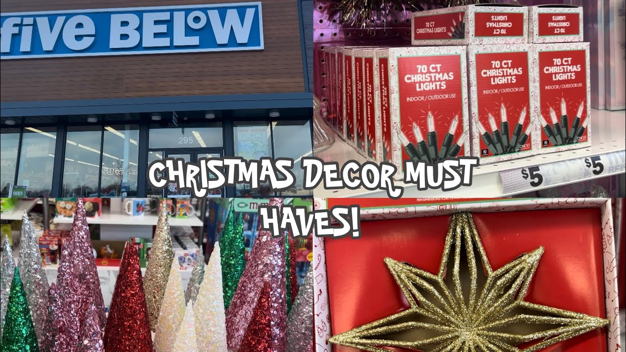5 BELOW CHRISTMAS DECORATIONS MUST HAVES! - YouTube - Is 5 Below Open On Christmas