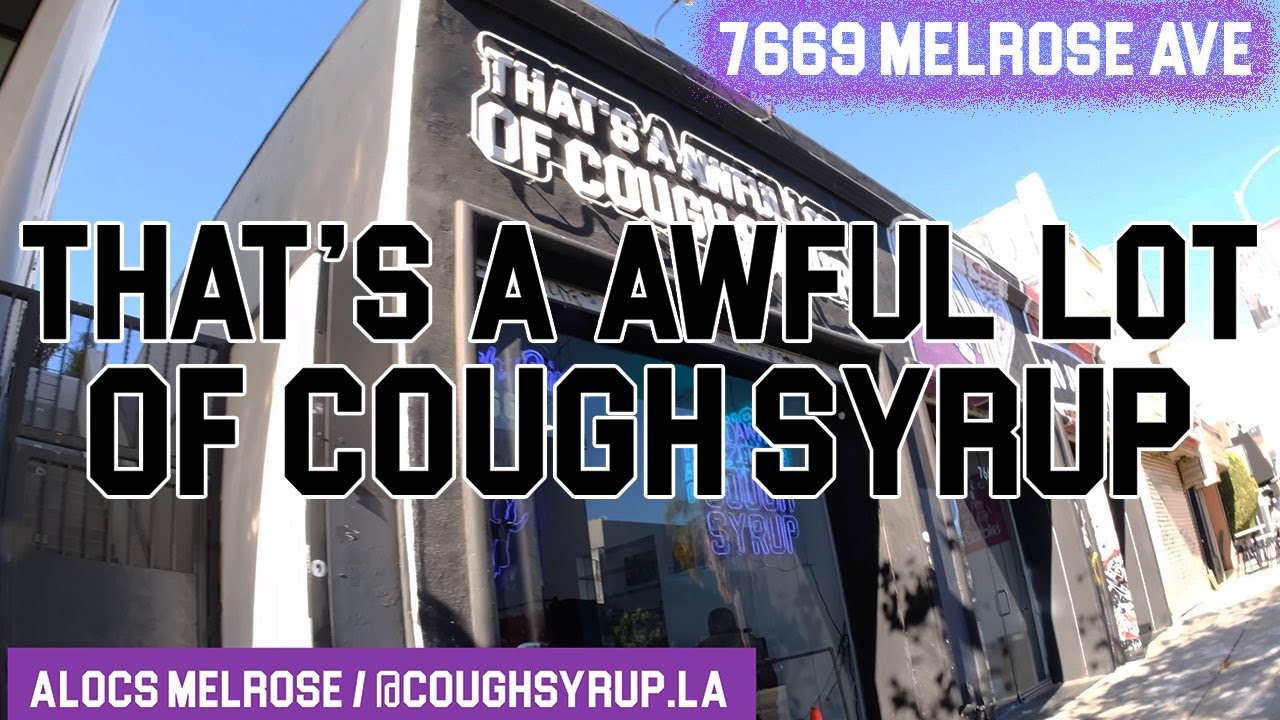 Thats A Lot Of Cough Syrup