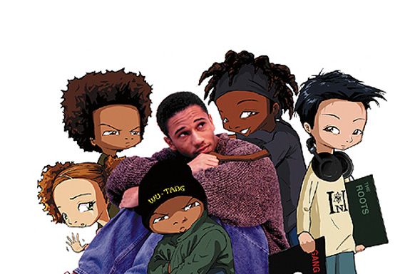 Aaron & his The Boondocks characters - Aaron McGruder Net Worth 2025: Boondocks Creator’s Wealth Breakdown
