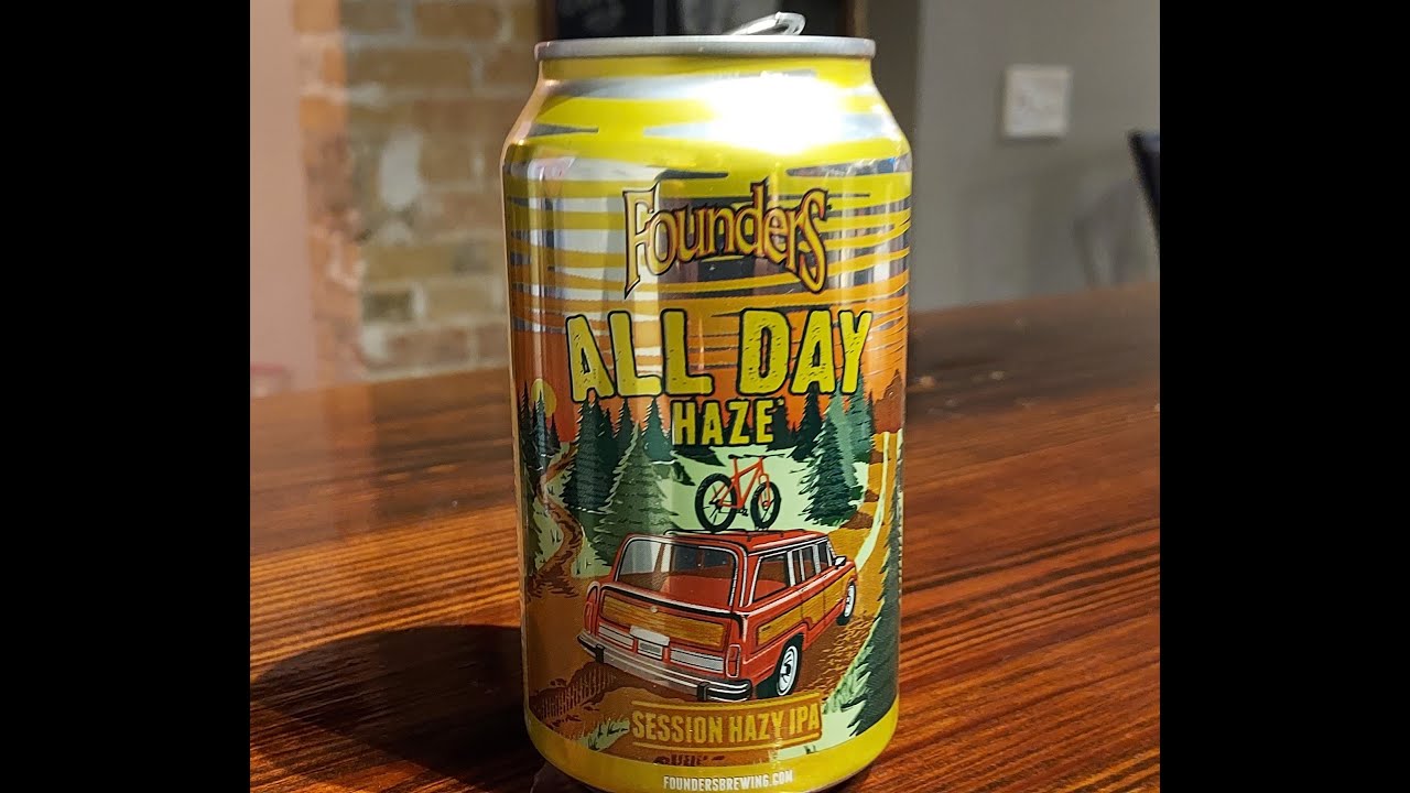 All Day Haze IPA Founder's Brewing. - YouTube - Founders All Day Haze Near Me