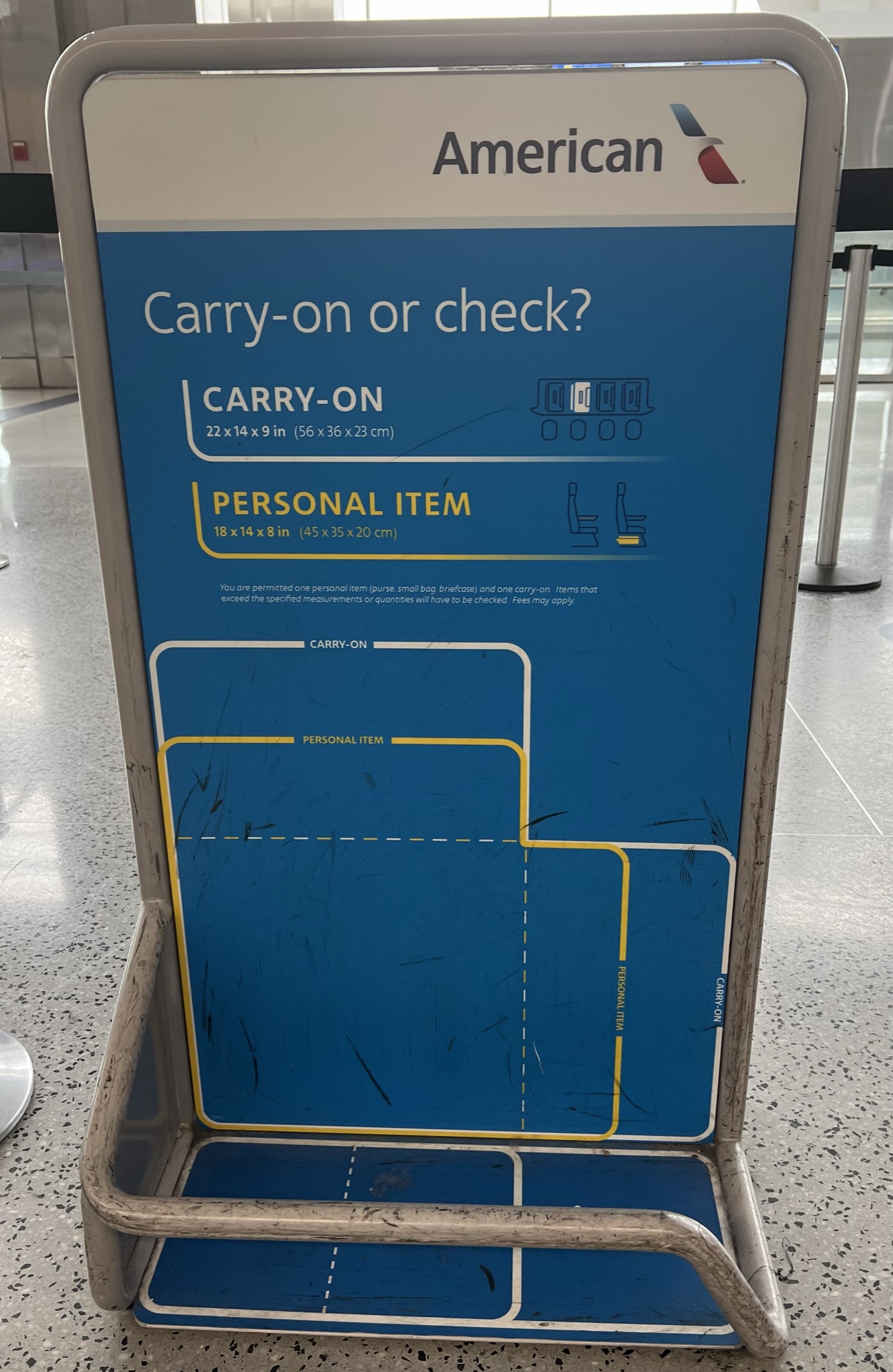 American Airlines Bag Policy: Carry-on, Checked & Fees