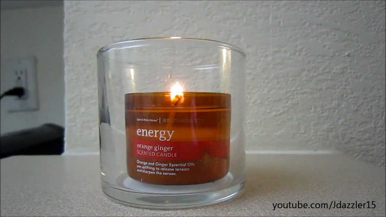 Bath & Body Works Candle Review: Orange Ginger - YouTube - Bath & Body Works Orange Ca