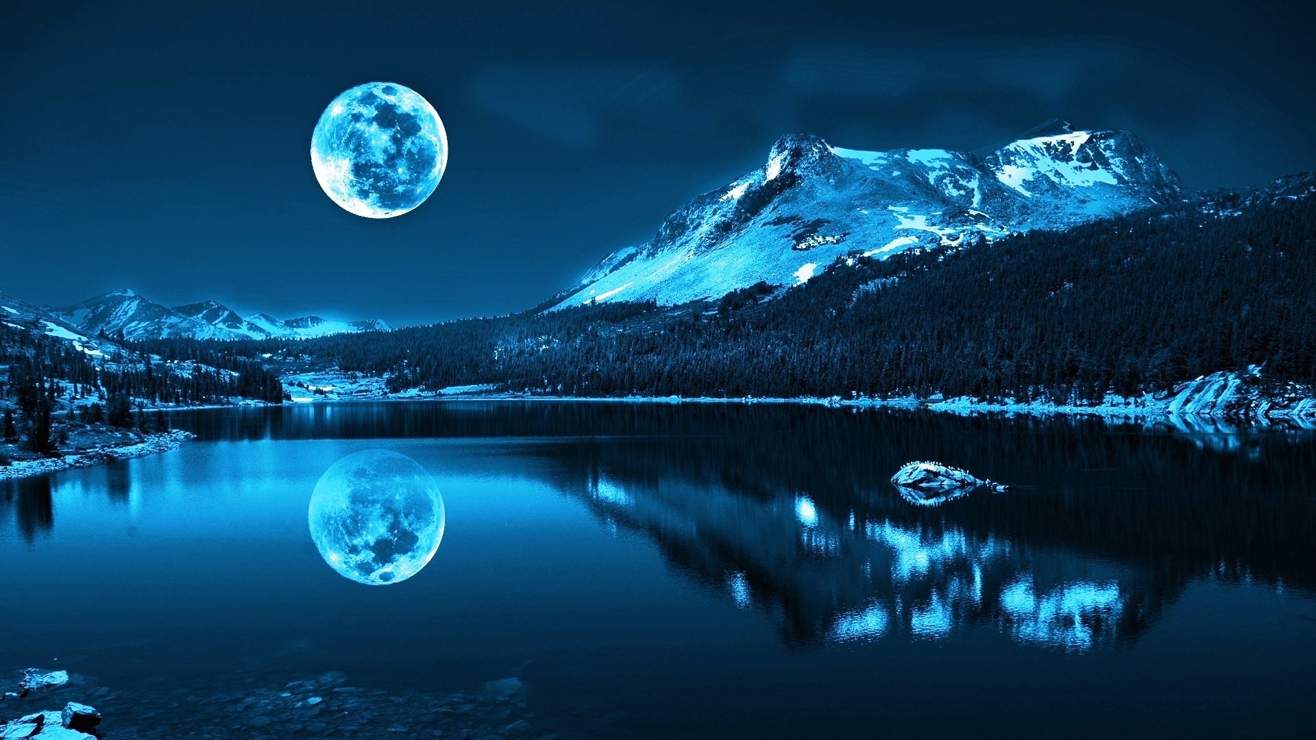 Beautiful Winter Night Wallpaper Free Download - Night Hawk Mesh System Wifi 6