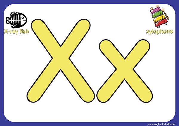 Big printable ABC letters - letter x English Alphabet Letters, Abc - X Chair With Heat And Massage