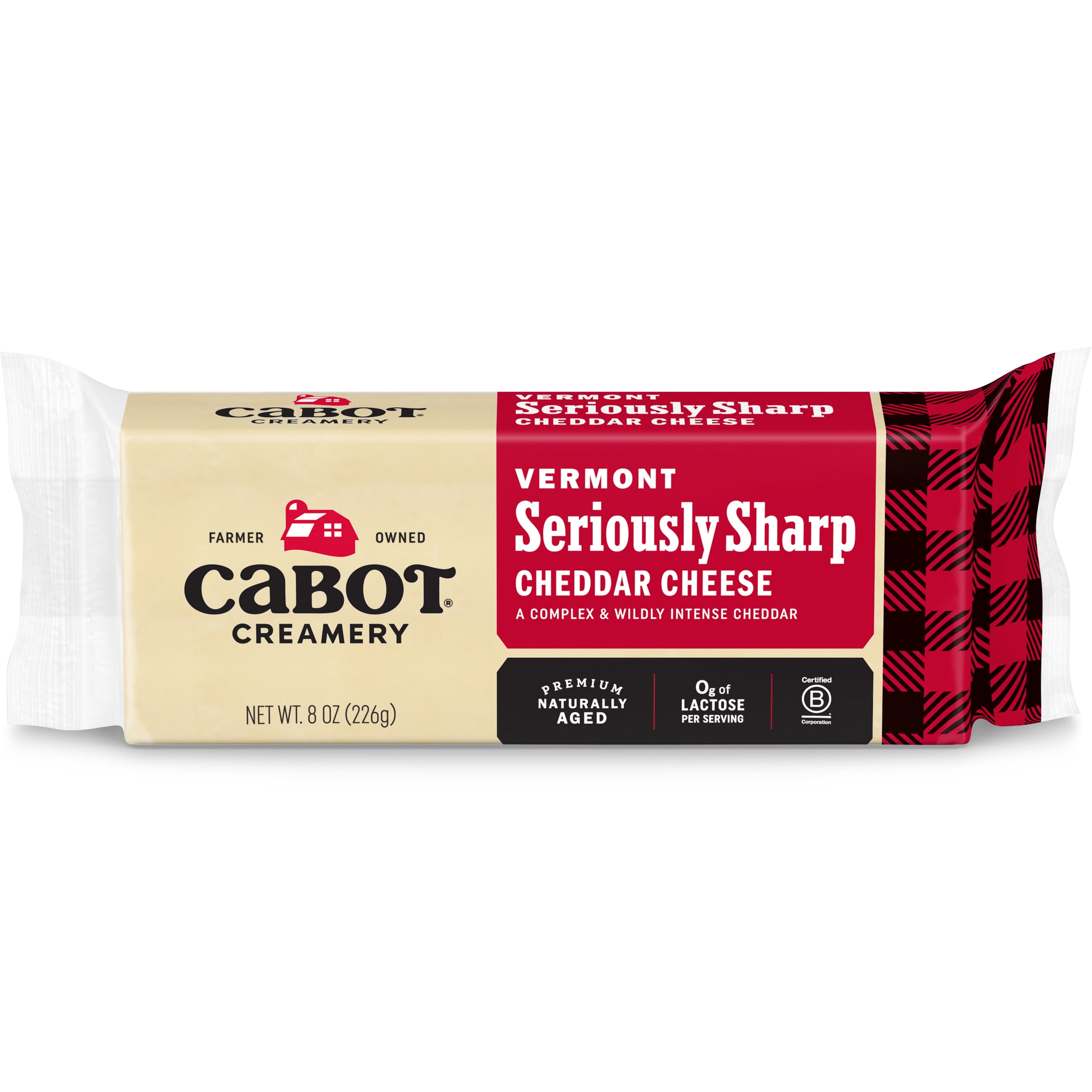 Cabot Creamery Bar Seriously Sharp Cheddar Cheese 8 oz - Walmart.com - Cabot Oil & Gas Stock Price