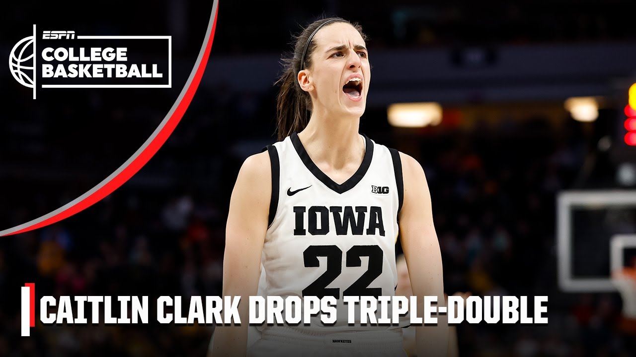 Caitlin Clark's triple-double leads Iowa to Big Ten title‼️ | ESPN - How Tall Is Caitlin Clark? NCAA Star’s Height And Stats