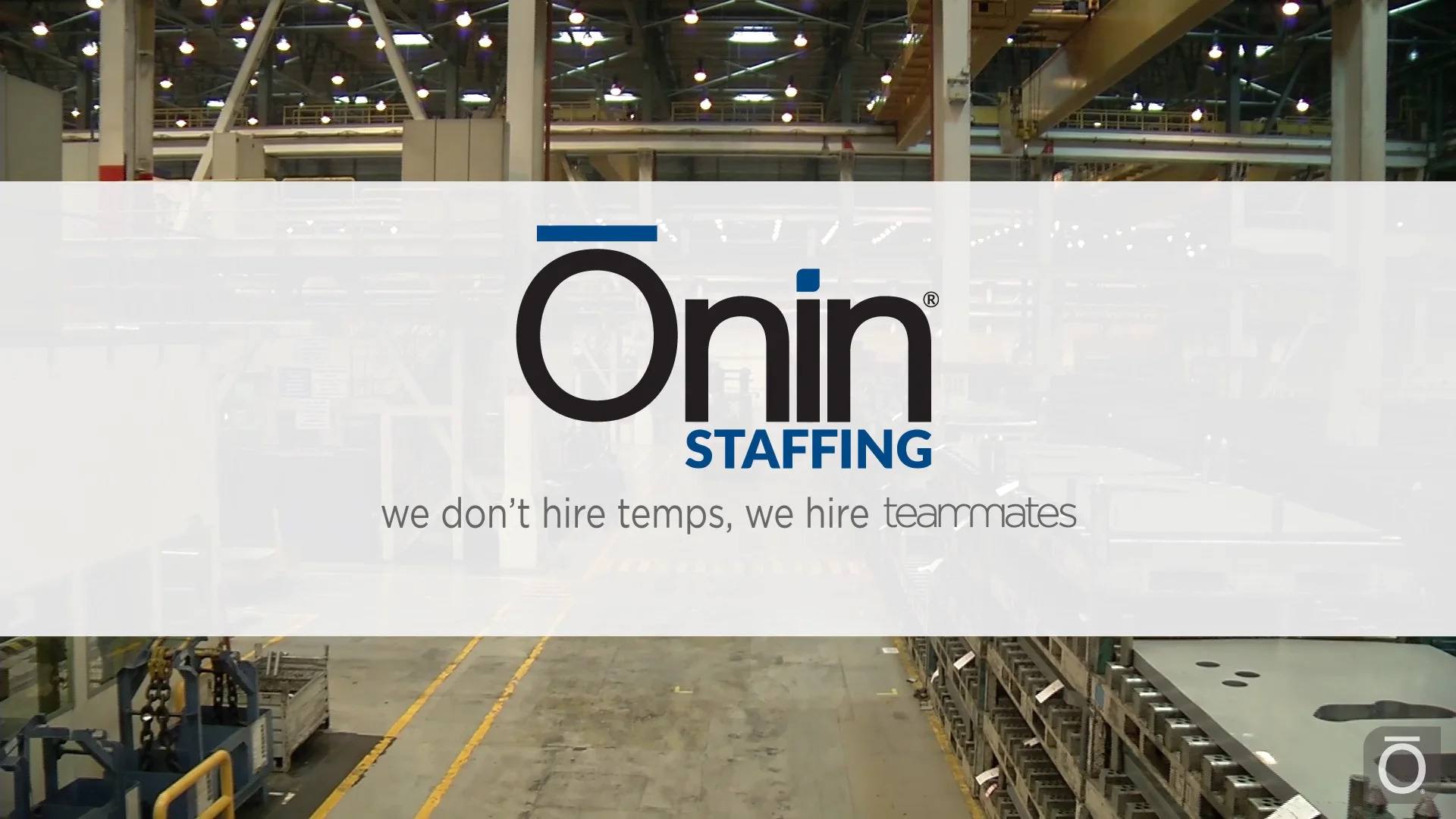 Onin Staffing: Temp Jobs And Industrial Employment Opportunities