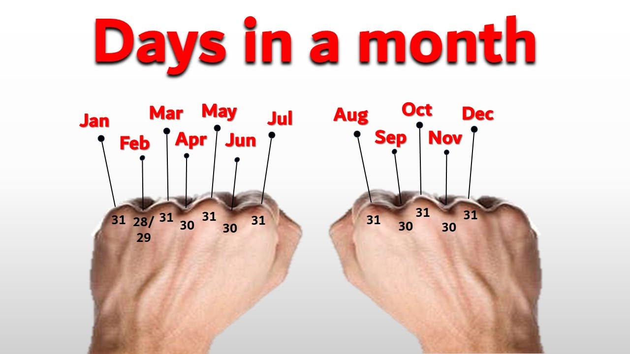 Days in a month - YouTube - How Many Months Is 139 Days