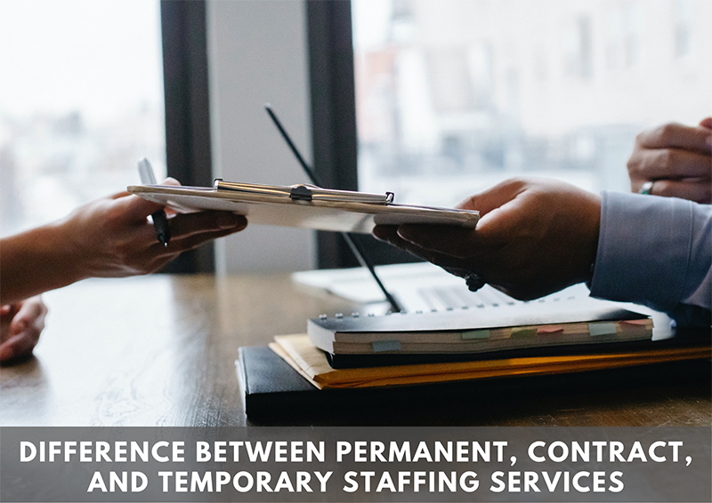 Difference Between Permanent, Contract, and Temporary Staffing Services - What Is The Difference Between Temporary Staffing Services And A Peo