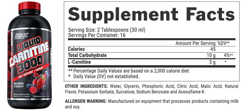 Does L Carnitine Break A Fast