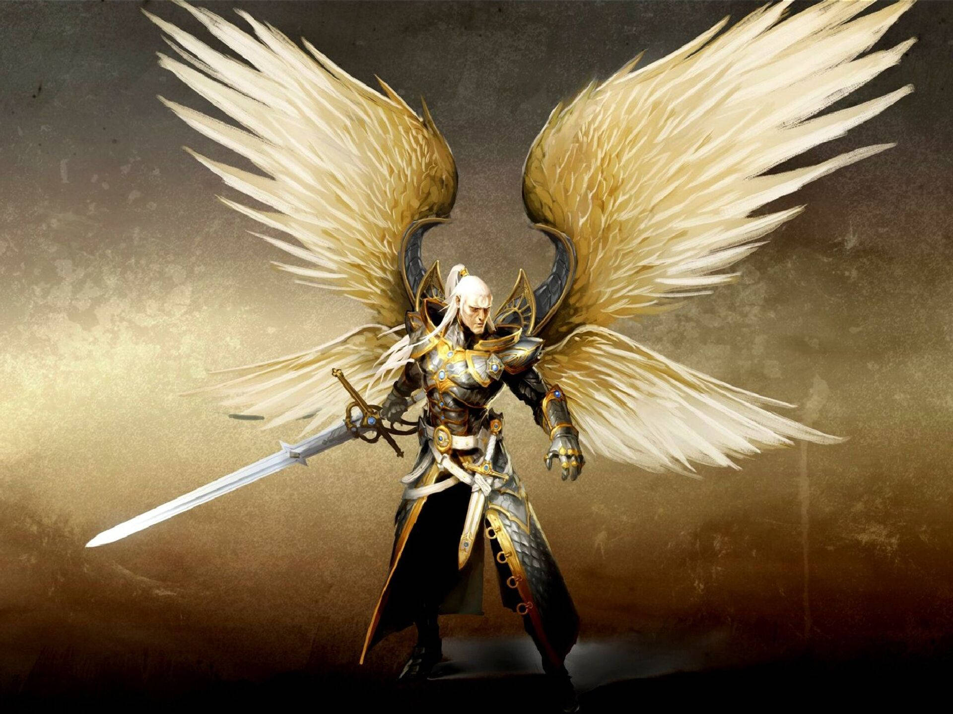 Download Biblical Angel With Armor Wallpaper | Wallpapers.com - Angel Fire New Mexico Ski Map