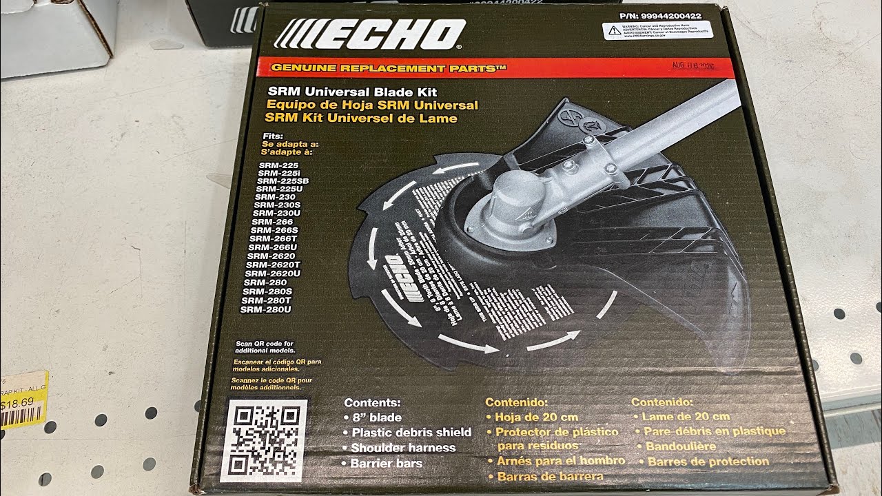 Echo weed trimmer brush blade install. - YouTube - Echo Weed Eater Parts Near Me