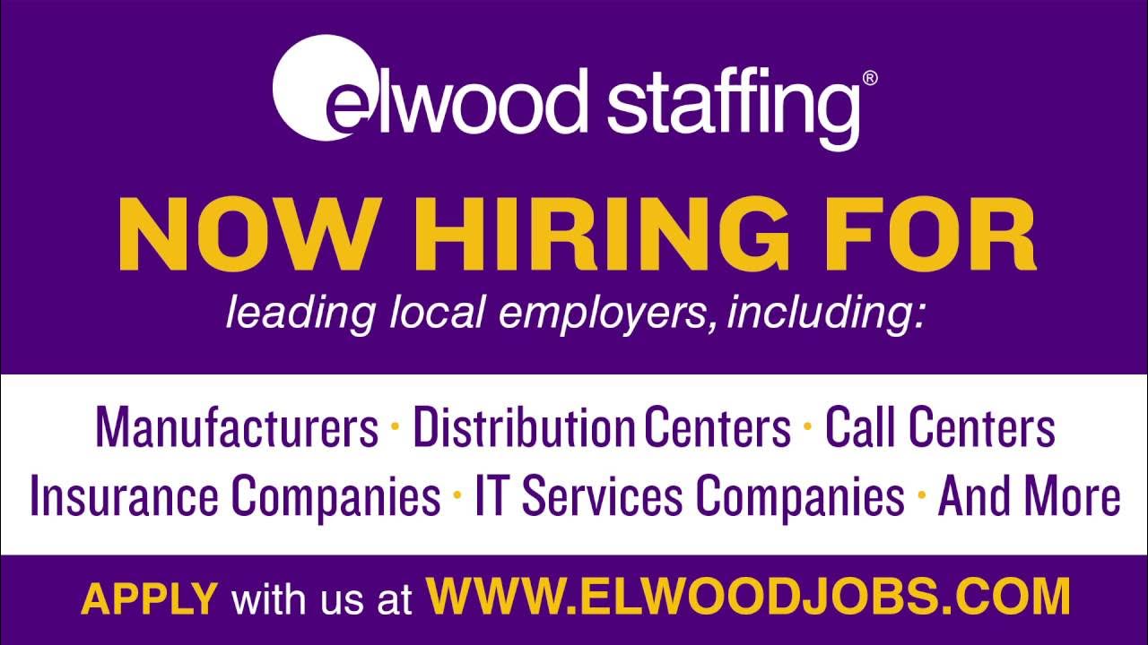 Find your next job with Elwood Staffing - YouTube - Elwood Staffing: Jobs, Services & How To Apply
