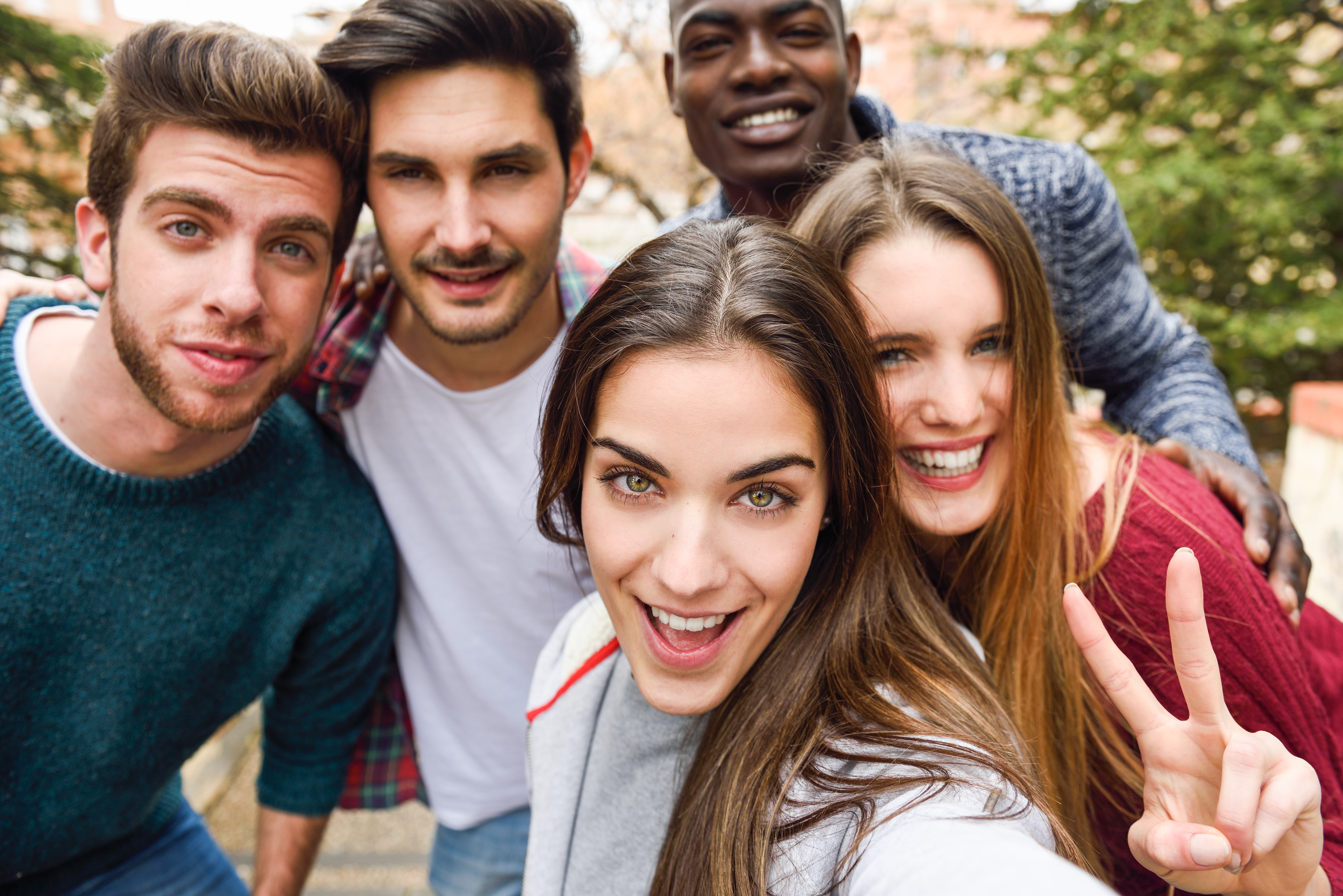 Group Of Friends Photo - Group With A Key On Its Seal
