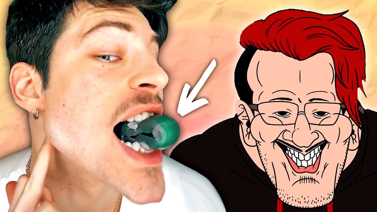 He transformed into a real life MeatCanyon drawing (Cringe TikToks - How Old Is MeatCanyon? YouTube Creator’s Real Age Revealed