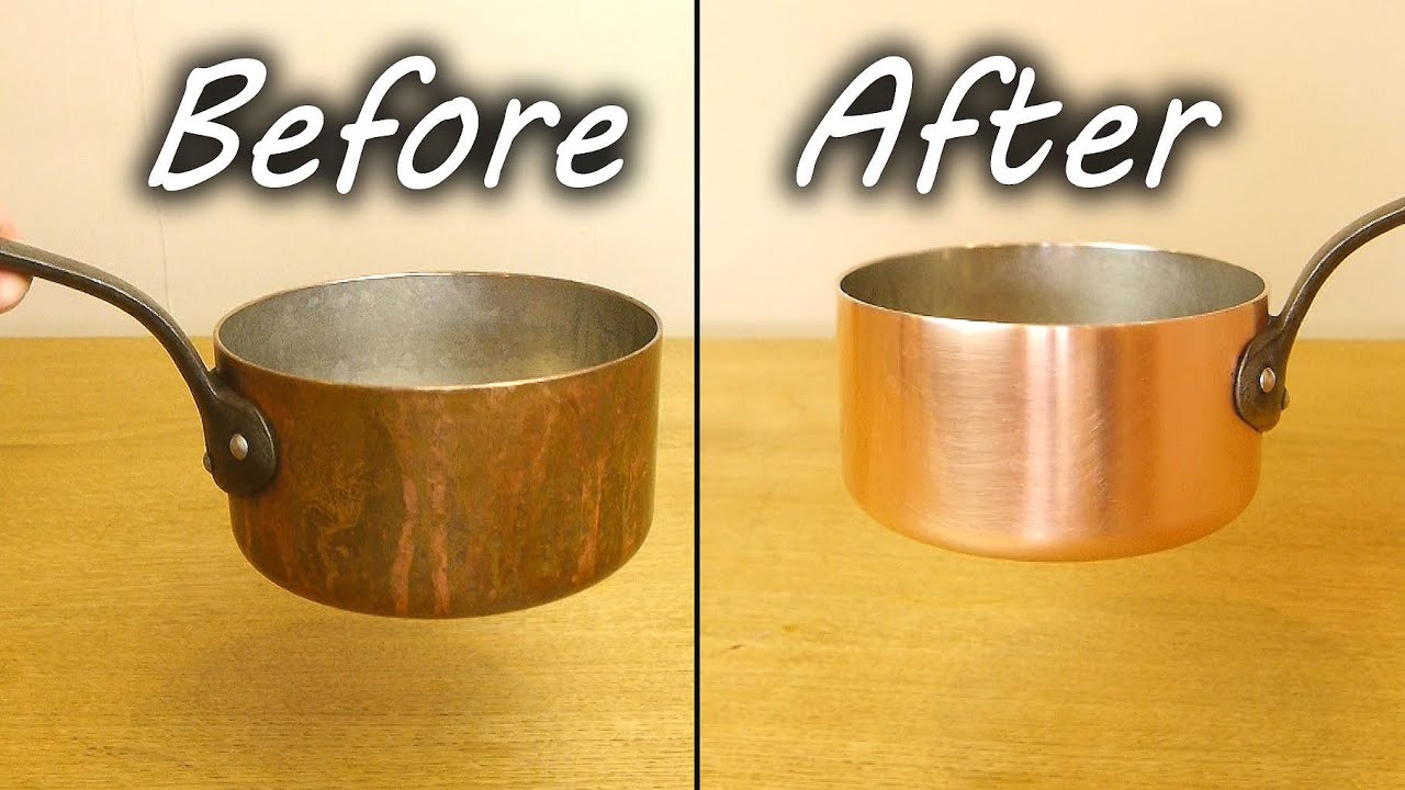 How Do You Clean Old Copper