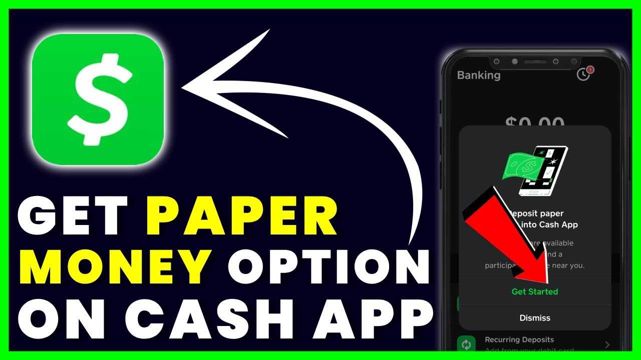 How to Get Paper Money Option On Cash App - YouTube - Does Cash App Spot You Money