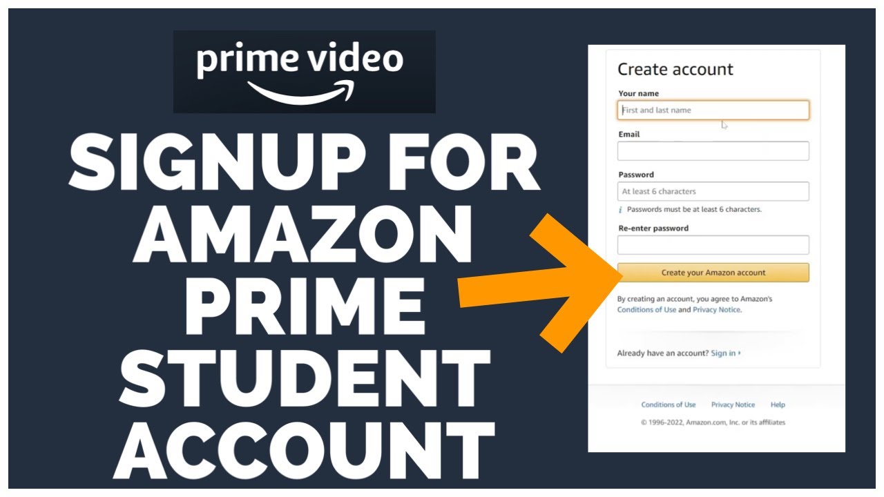 How To Sign Up For Amazon Prime Student Account (2022) - YouTube - What Is A Prime Share Account