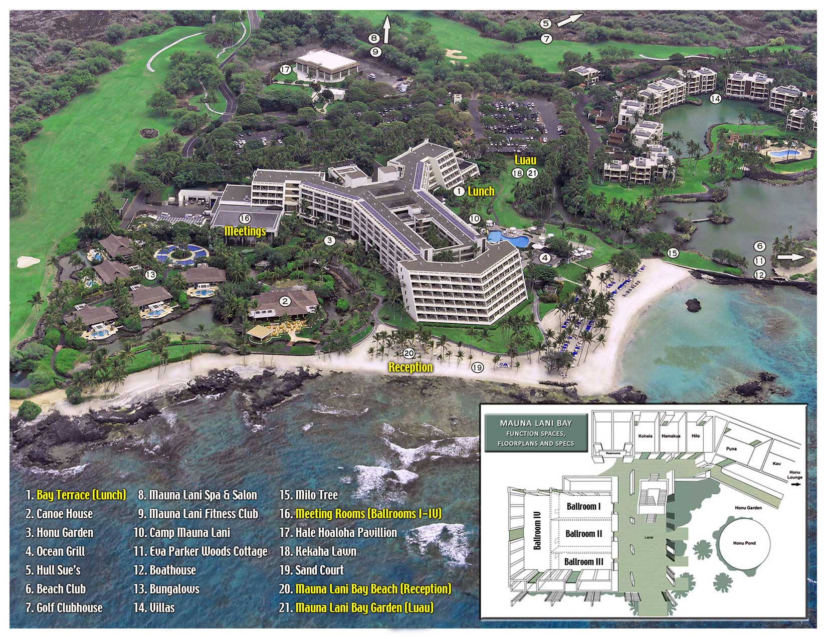 ICCFD7 Venue Maps - Kamilo At Mauna Lani For Sale