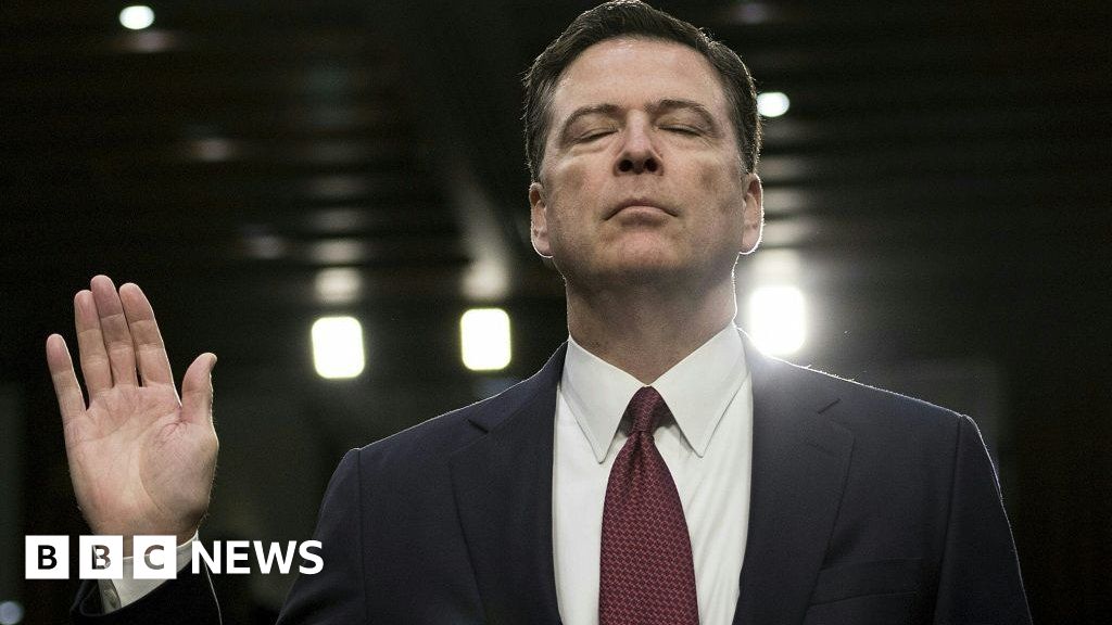 James Comey: Republican website trashes 'lyin' FBI memoir - BBC News - Former FBI Director James Comey Takes Down Instagram Post After Conservative Uproar