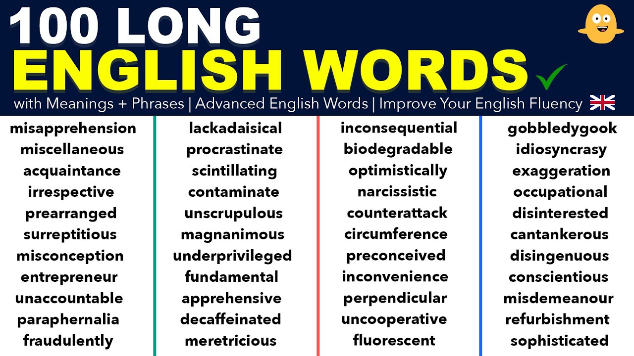 Learn 100 LONG English Vocabulary Words with Meanings + Example Phrases - Words That Have Spect In Them