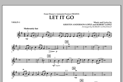 Let It Go Sheet Music Violin Easy - Let It Go Sheet Music Violin
