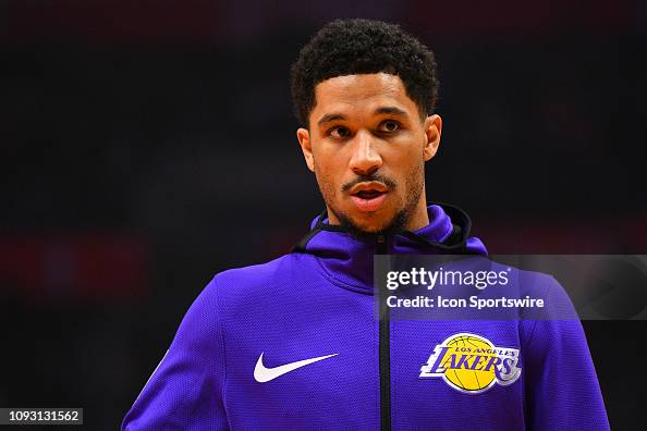 Los Angeles Lakers Guard Josh Hart looks on during a NBA game between - How Old Is Josh Hart? NBA Guard’s Age & Game Stats