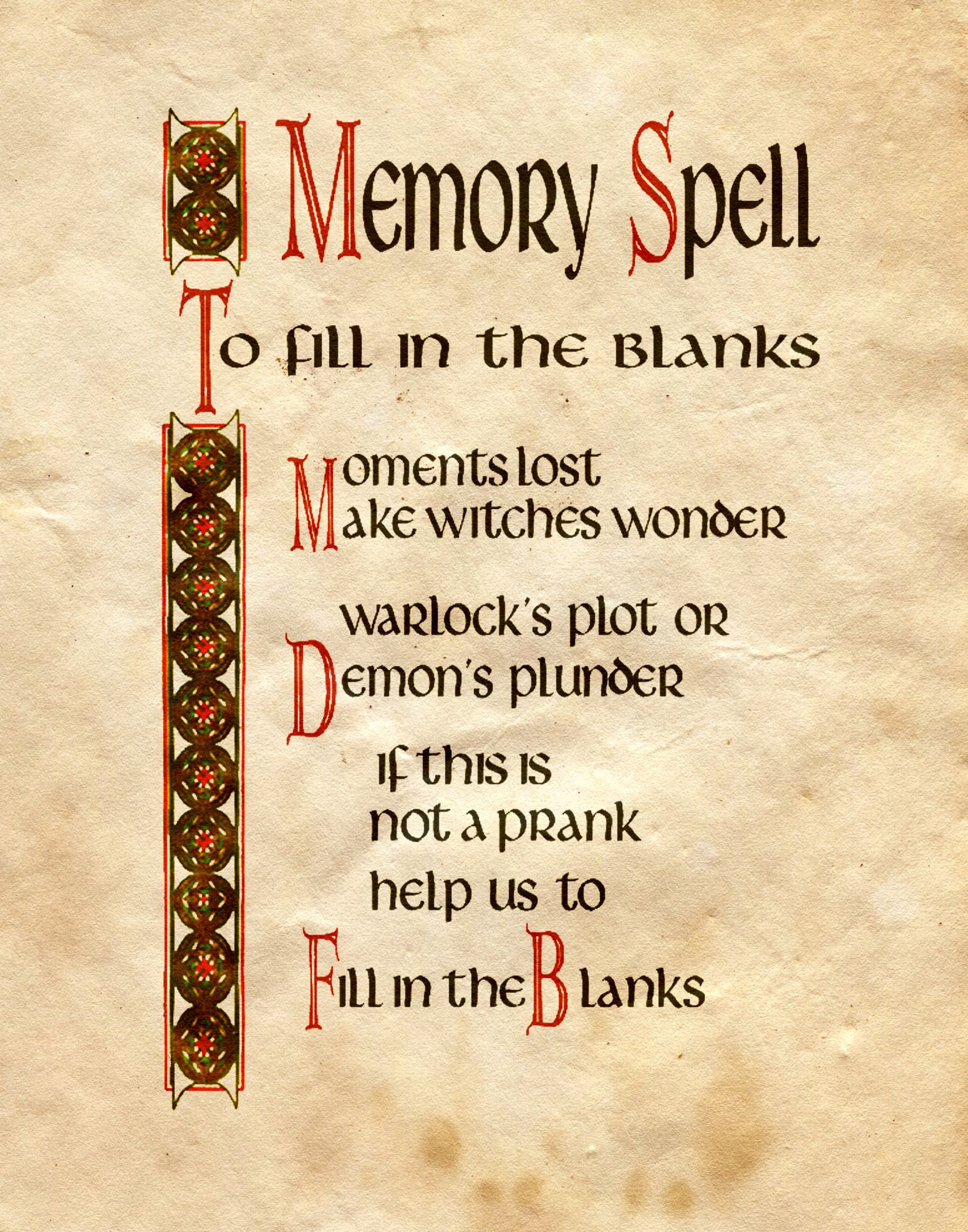 Memory Spell: To Fill in the Blanks | Witch spell book, Wiccan spell - Spells To Bring Back A Lover