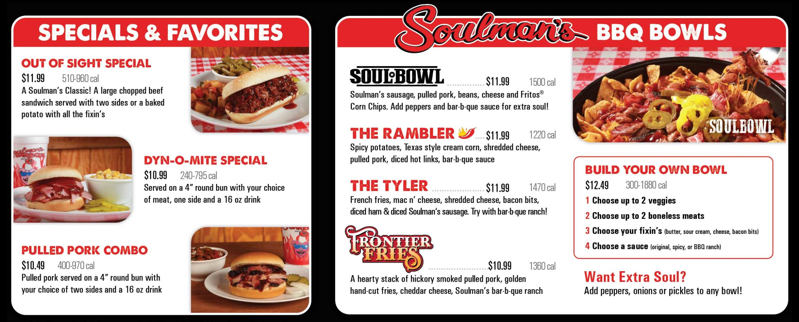 Menu - Soulman's Bar-B-Que -Soulman's Bar-B-Que - Soulman's Bar B Que Van Tx