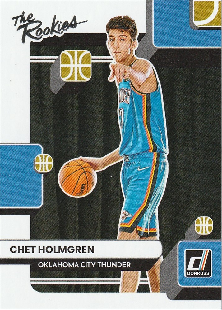 mycardbay.com - inv072 chet holmgren 2022-23 donruss card #2 insert the - How Tall Is Chet Holmgren? NBA Sensation’s Height Explained
