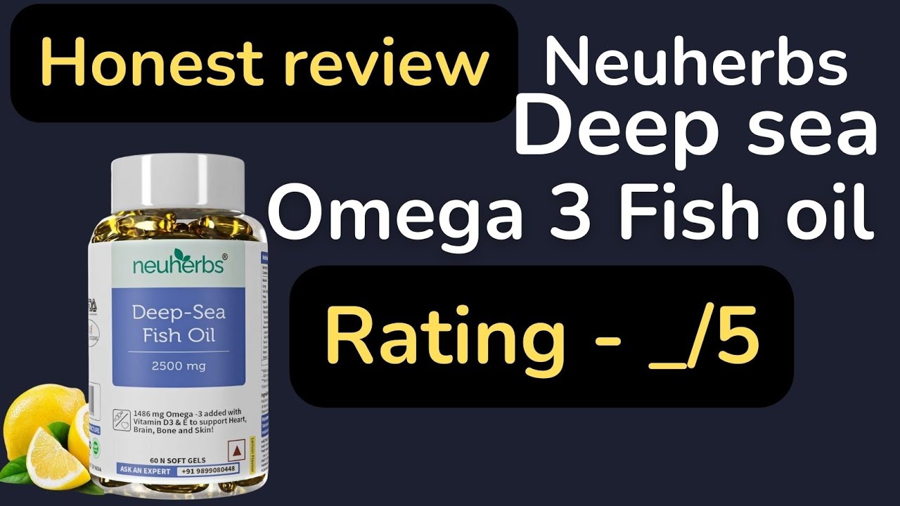 Neuherbs deep sea omega 3 fish oil 2500 mg review - YouTube - Viva Natural Omega 3 Fish Oil
