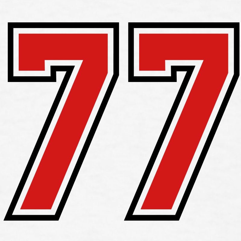 number 77 clipart 20 free Cliparts | Download images on Clipground 2025 - 77 Months Is How Many Years