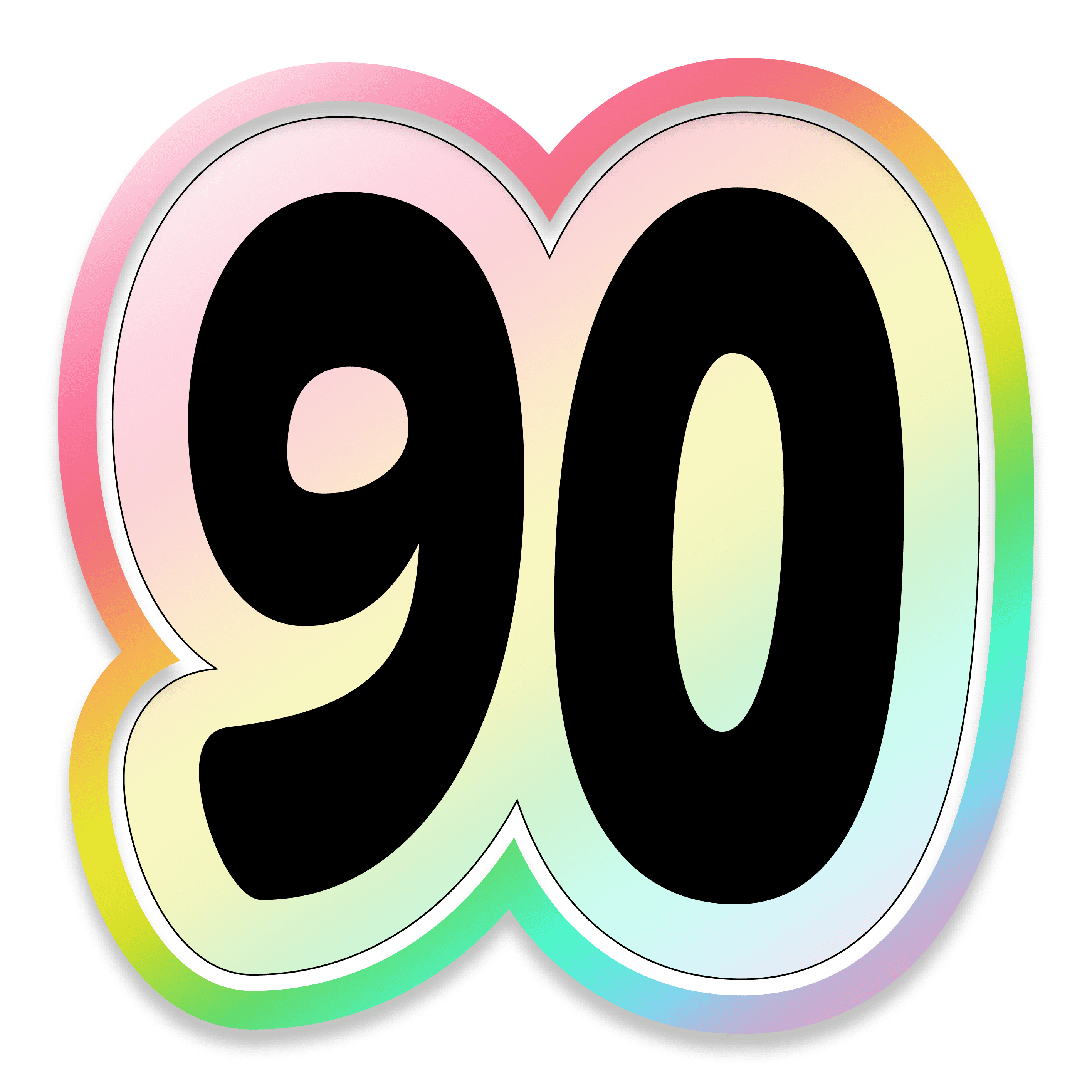 Number 90 Cutter - The Sprinkle Factory - 90 Days From October 14 2024