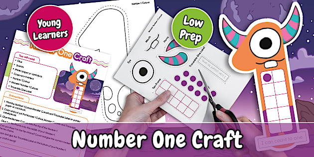 Number One Craft (Teacher-Made) - Twinkl - 1 For 30 Reverse Stock Split