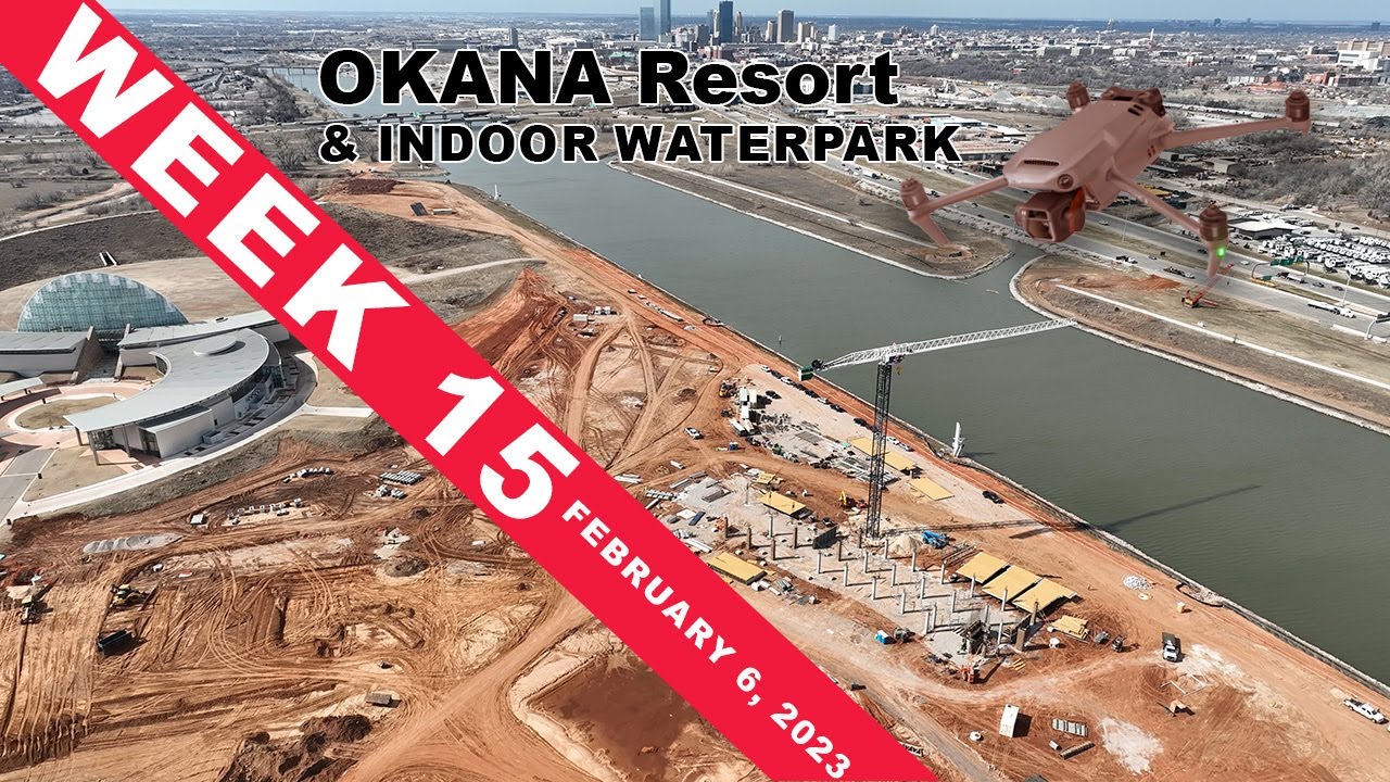 OKANA Resort & Indoor Waterpark Week 15 from groundbreaking cememony - Fogo De Chão Okc Opening Date