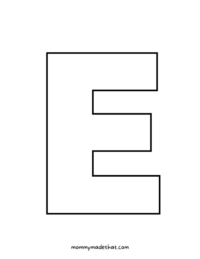 Outline Of Letter E - E Ink Carta Vs E Ink Pearl