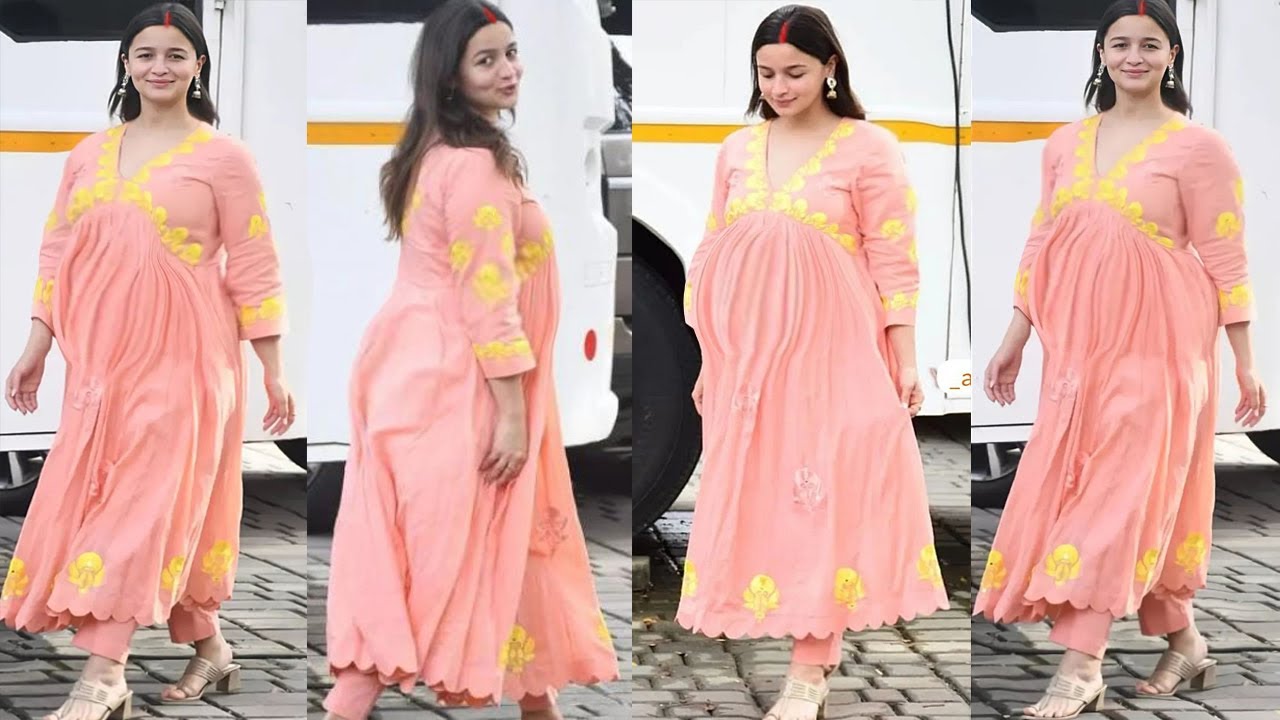 Pregnant Alia Bhatt looks so Fat Flaunting her 5month Baby Bump in - Alia Bhatt Pregnant? Bollywood Is Losing It Over This Clue!