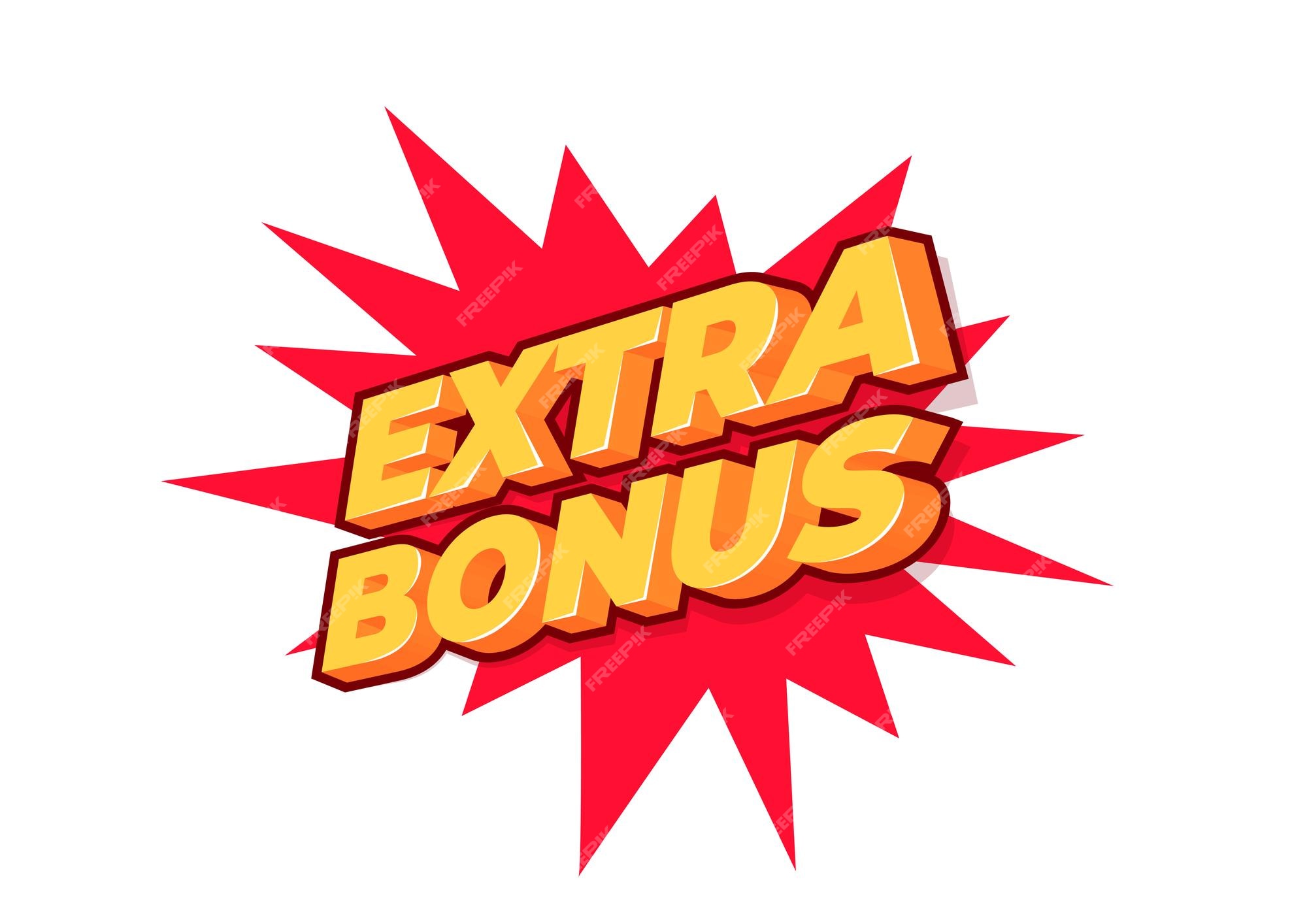 Premium Vector | Extra bonus special offer sale tag poster design - Bonus Drop Codes For Stake Us