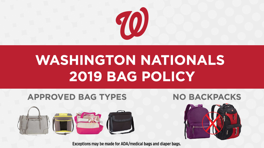 Nationals Park Bag Policy: Rules For Game Day Access