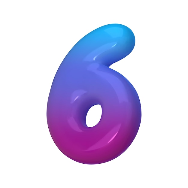 Six Number 3d Vectors & Illustrations for Free Download | Freepik - 6 Letter Words That End In Et