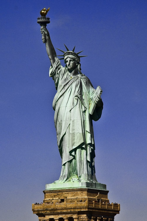 Statue Of Liberty A Symbol Of Freedom - Gets Ready - Liberty In God We Trust Coin