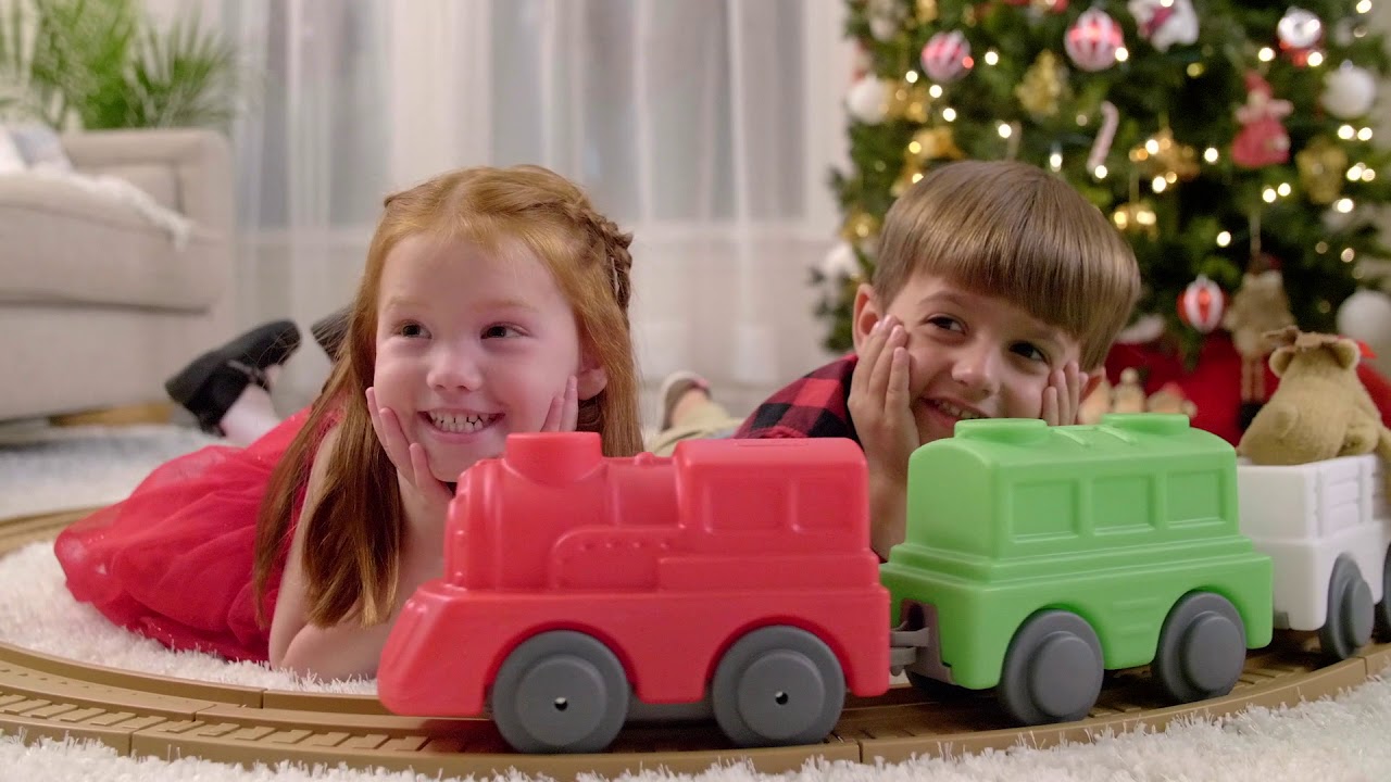 Step2 My First Holiday Train and Track Set - YouTube - Step 2 My First Holiday Train