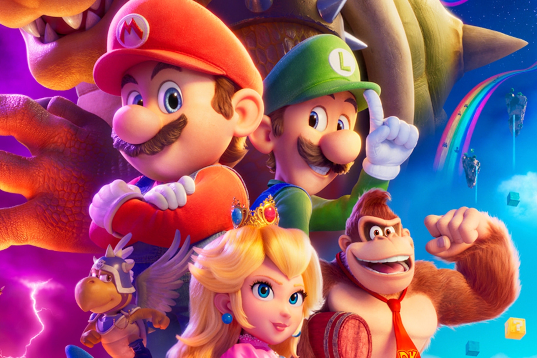 Super Mario Bros Movie Rainbow Road poster | SYFY WIRE - Super Stop & Shop Johnston Ri