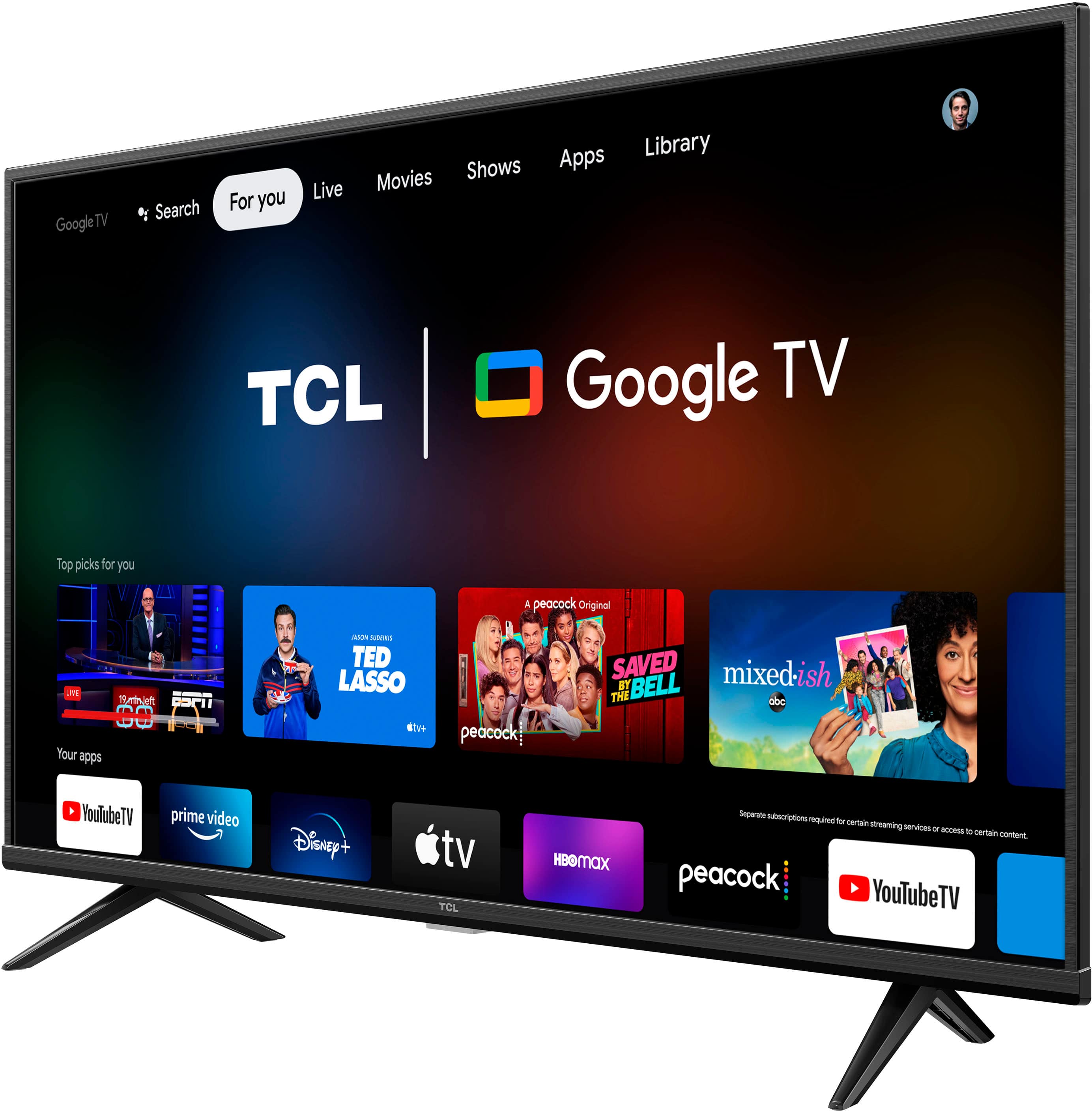 TCL 50" Class 4-Series LED 4K UHD Smart Google TV 50S446 - Best Buy - Tv Show Doc Martin Season 6