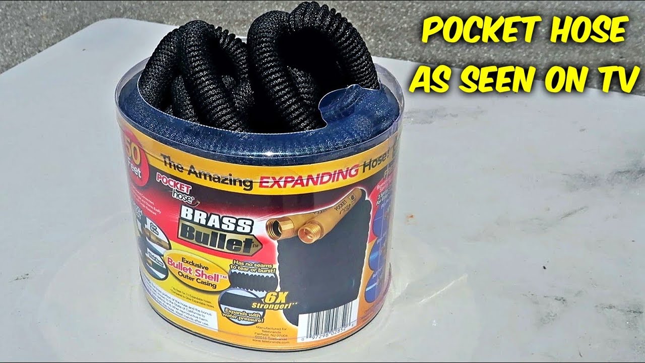 Testing Pocket Hose - As Seen On TV - YouTube - Shrinking Hose As Seen On Tv