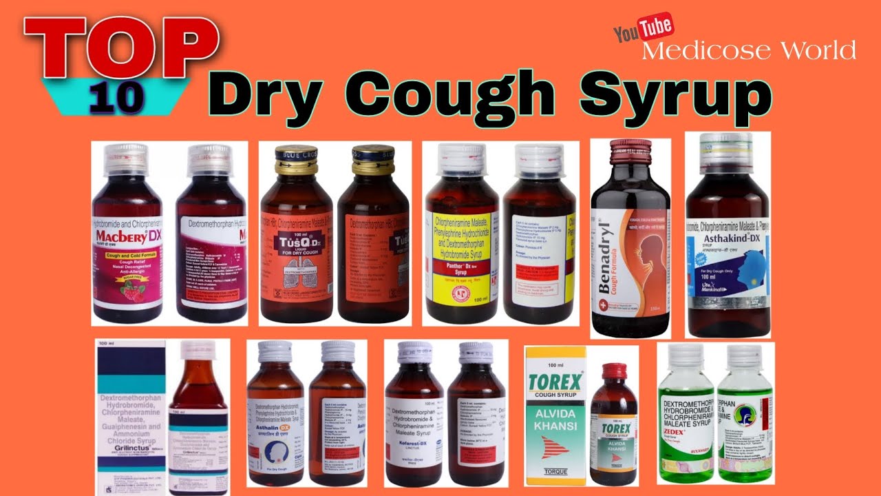 Top 10 Cough Syrup | top dry cough ( सूखी खांसी ) syrup | best syrup - Thats A Lot Of Cough Syrup