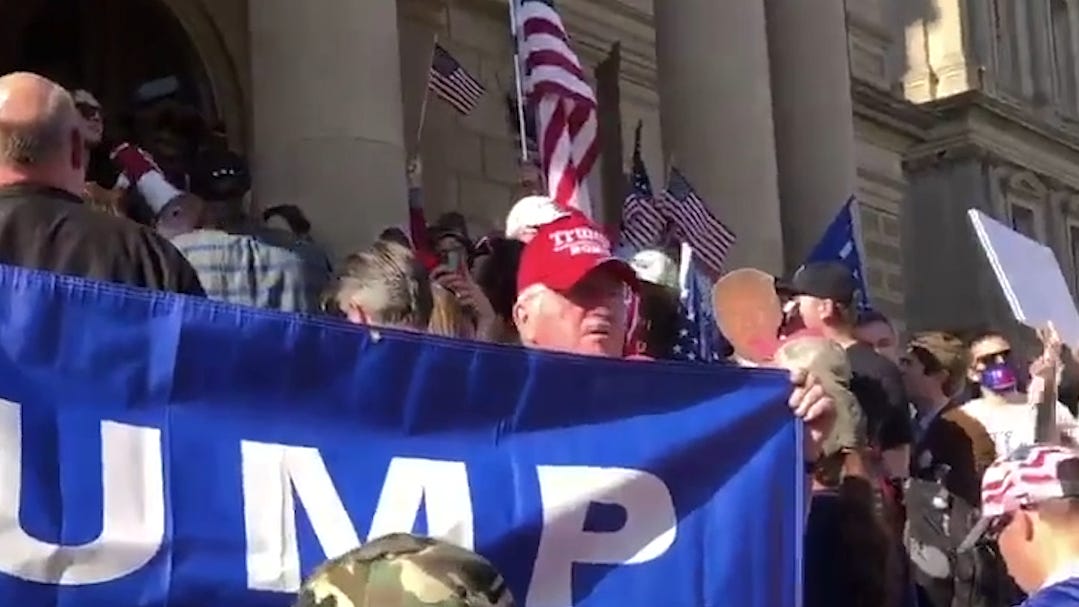 Trump supporters rally after Biden secures presidency - Bipartisan Support: Trump And Lawmakers Rally Behind Biden’s Cancer Battle